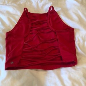Carbon 38 Red Crop Top